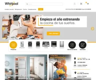 Whirlpool.com.co(Whirlpool Colombia Tienda Oficial) Screenshot