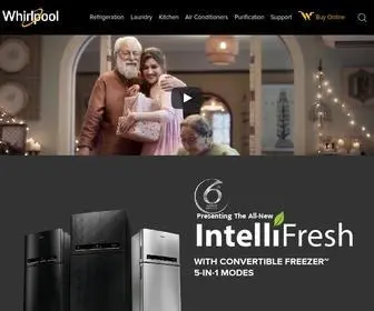 Whirlpoolindia.com(Home Appliances) Screenshot