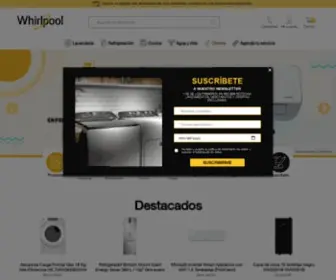 Whirlpool.mx(Whirlpool es tecnología que se disfruta. Entra y descubre los electrodomésticos que buscas) Screenshot