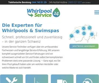 Whirlpoolservice24.ch(Whirlpool Service 24) Screenshot