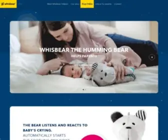 Whisbear.com(We make humming toys) Screenshot