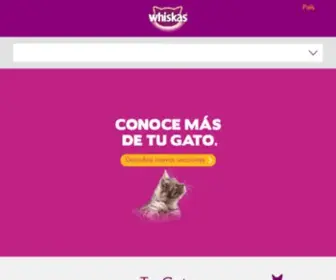 Whiskas.com.mx(Whiskas® México) Screenshot