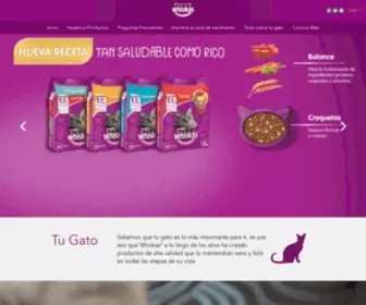 Whiskas.mx(Whiskas® México) Screenshot