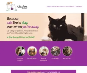 Whiskersathome.com(Whiskers at Home) Screenshot