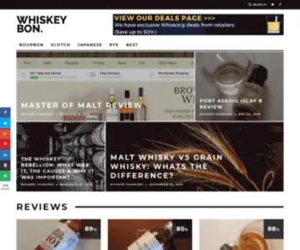 Whiskeybon.com(A Blog About Bourbon and Scotch Whisky) Screenshot