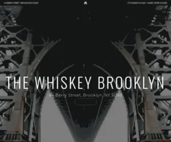 Whiskeybrooklyn.com(The Whiskey Brooklyn’s philosophy) Screenshot