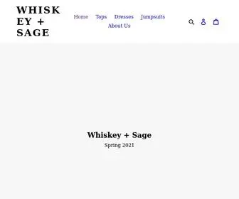 Whiskeynsage.com(Whiskey) Screenshot