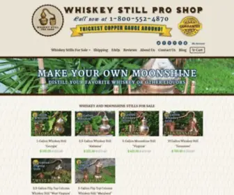 Whiskeystillpro.com(Whiskey Still Pro Shop) Screenshot