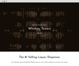 Whiskeytowers.com(Best Bottle Liquor Dispensers in America) Screenshot