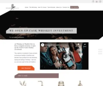 Whiskeywealthclub.com(Whiskey & Wealth Club) Screenshot