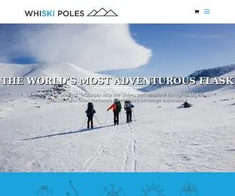 Whiskipoles.com(Ski Pole Flask) Screenshot