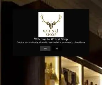 Whiskishop.com(Whiski Shop) Screenshot