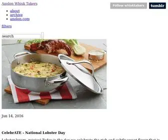 Whisktakers.com(Anolon®) Screenshot