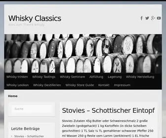 Whiskyclassics.de(Whisky Classics) Screenshot