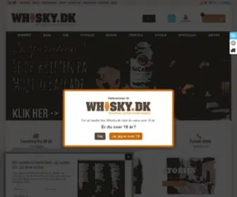 Whisky.dk(Hos finder du alt i spiritus) Screenshot