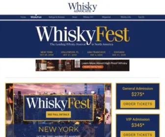 Whiskyfest.com(Whisky Advocate) Screenshot