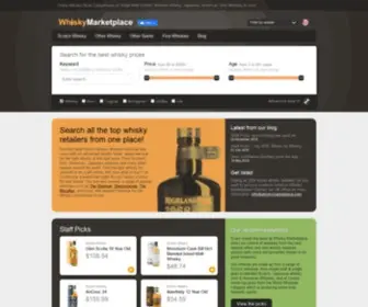 Whiskymarketplace.com(Online Whisky Store) Screenshot