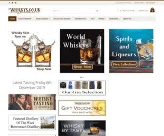 Whiskys.co.uk(Established as a specialist malt whisky shop in March 1995) Screenshot
