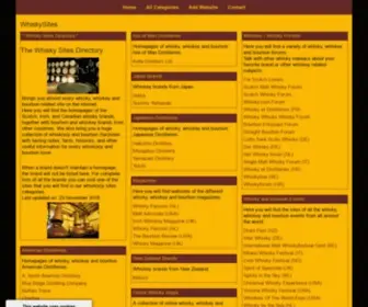 Whiskysites.com(The Whisky Sites Directory with links to whisky brands (malts en blends)) Screenshot