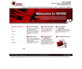 Whismx.com(Wire Harnesses Integrating Solutions) Screenshot