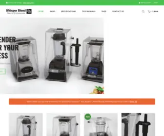 Whisperblend.com(Blender and Juicer Sound Enclosures) Screenshot