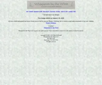 Whisperedbythewind.com(Whispered by the Wind) Screenshot