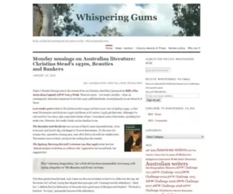 Whisperinggums.com(With an Australian focus) Screenshot