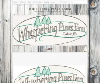 Whisperingpinesfarmpa.com(W h I s p e r I n g   p I n e s   f a r m) Screenshot