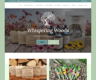 Whisperingwoodsmaine.com(Whispering Woods Farm Durham Maine Herbal Products) Screenshot