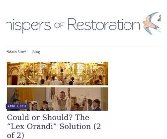 Whispersofrestoration.blog(Timely Resources) Screenshot