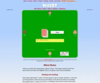 Whist-Cardgame.com(Play it online) Screenshot