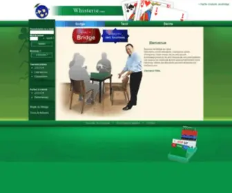 Whisterie.com(Jeu de bridge en ligne) Screenshot