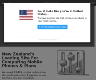 Whistleout.co.nz(Mobile Phones) Screenshot