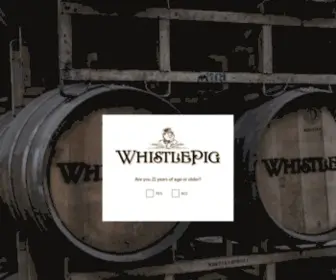 Whistlepigwhiskey.com(Join the Rye Whiskey Revolution) Screenshot