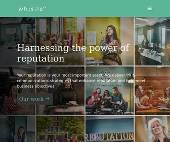 Whistlepr.co.uk(PR Agency) Screenshot