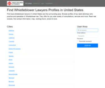 Whistlerblackcombsnowreport.com(Find Whistleblower Lawyers Profiles in United States) Screenshot