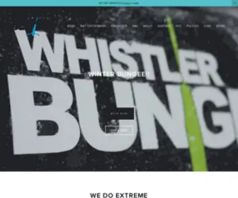Whistlerbungee.com(Whistler Bungee) Screenshot
