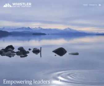 Whistlercapital.com(Whistler Capital Partners) Screenshot