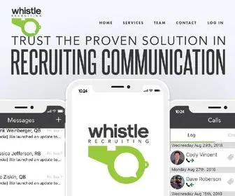 Whistlerecruiting.com(Whistle Recruiting) Screenshot