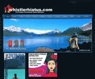 Whistlerhiatus.com(Hike in Whistler & Garibaldi Park) Screenshot