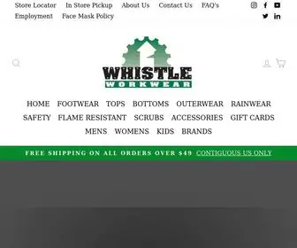 Whistleworkwear.com(Whistle Workwear) Screenshot