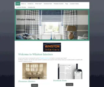 Whistoninteriors.com(Whiston Interiors) Screenshot