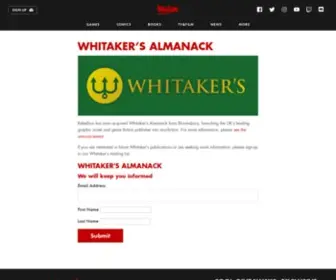 Whitakersalmanack.com(Rebellion) Screenshot