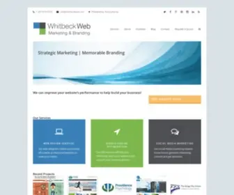 Whitbeckweb.com(Web Design and Digital Marketing) Screenshot