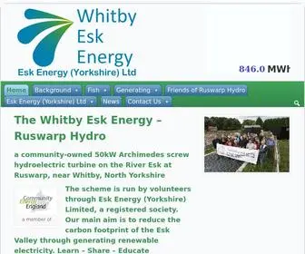 Whitbyeskenergy.org.uk(Whitby Esk Energy) Screenshot