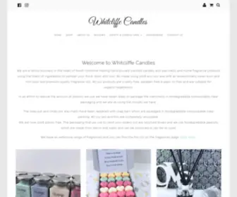 Whitcliffecandles.co.uk(Highly fragranced soy wax melts and candles) Screenshot