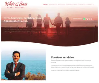 White-Baos.com(White & Baos) Screenshot