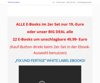 White-Label-Ebooks.com(White Label eBooks) Screenshot