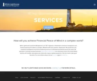 White-Lighthouse.com(White Lighthouse Investment Management) Screenshot