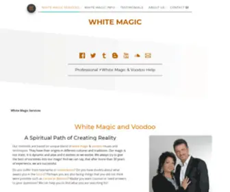 White-Magic-Help.net(Professional help and information concerning magic. ❦ Our Magic) Screenshot